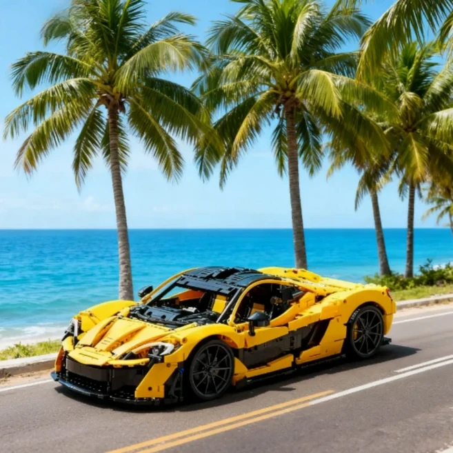 3893개 2025년 신제품 42172 P1 슈퍼 레이싱 DIY 모델 1:8 조립 세트 장난감 장식 소년의 크리스마스 생일, 01 NO Original BOX, 01 66611c