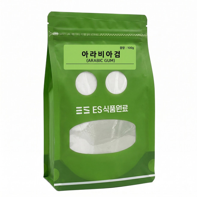 아라비아검 분말 100g/안정제/이에스식품원료/1273, 1개, 100g