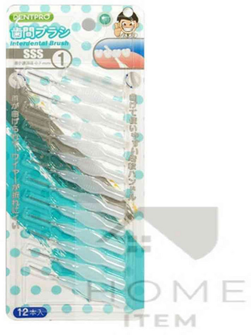 홈템방 치간칫솔 12개입 I형 치간칫솔이쑤시개, 12개, 1개