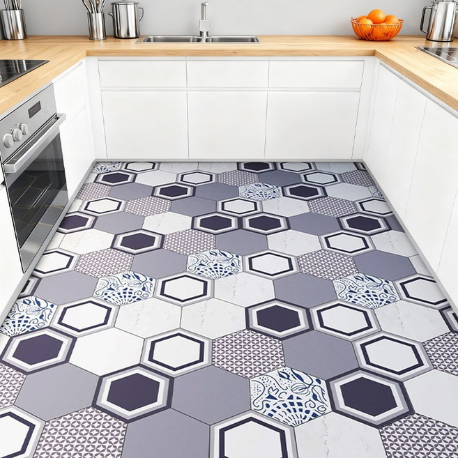 혜신 대형 주방매트 미끄럼방지 방수 싱크대매트, 100*180cm, 1개