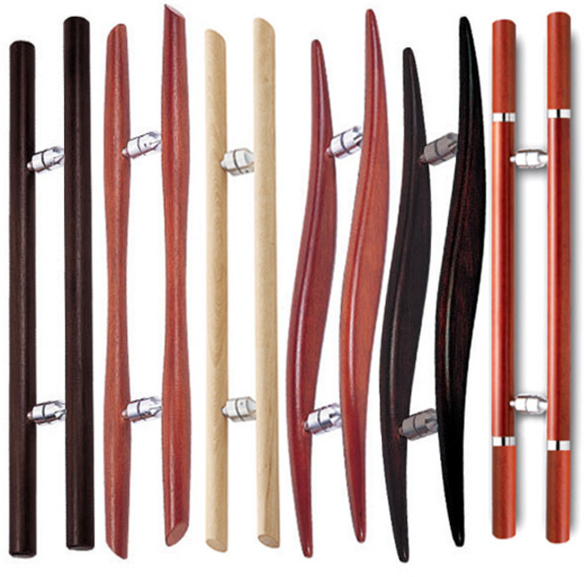 강화도어손잡이 유리문 우드손잡이 340, 02.GW81월넛색우드 340x700x38