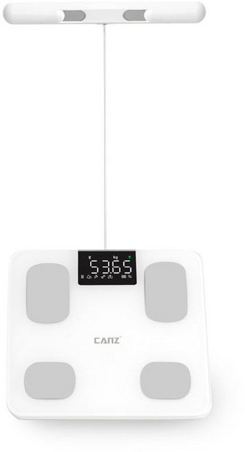 캔즈 스마트 인바디 체중계 다이어트 체지방, 화이트, Wi-Fi, 1TB, 1개, CANZ-S13