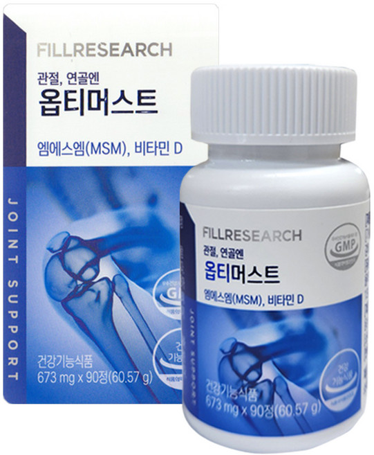 관절 연골엔 옵티머스트 OPTI MSM 엠에스엠 효능 무릅 관절 건강 관리, 30회분, 1박스