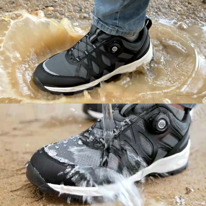 [인포벨]애드크로스 홈쇼핑 헤베나 다이얼 트래킹화 끈풀림없는 원터치 다이얼 남자운동화 통풍 미끄럼방지 런닝화 발란스 인솔 포함