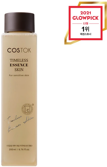 코스톡 타임리스 에센스 스킨 200ml 에센스토너, 1개 - 쿠팡