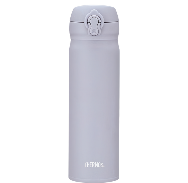 THERMOS 膳魔師 保溫瓶 雙層不鏽鋼真空設計 超輕量設計, 香芋紫, 500ml, 1個
