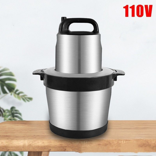 110V 電動絞肉機 料理機, 1個, 6L標配+二套刀110v日規 【國內禁用】