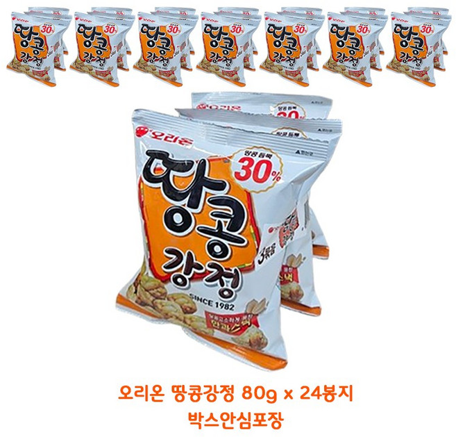땅콩강정 오리온, 80g, 24개
