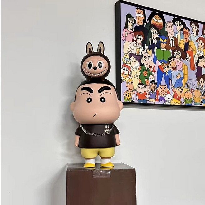 캐릭터 짱구 스트릿 인형 데코소품 피규어 인테리어 소품 장식인형, 철수피규어 (40cm)