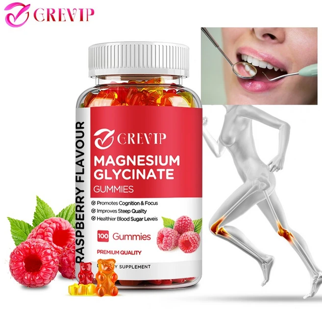 뼈 건강 수면 지원 마그네슘 글리시네이트 400mg 구미 60/100개, 1개, 60정 - 쿠팡