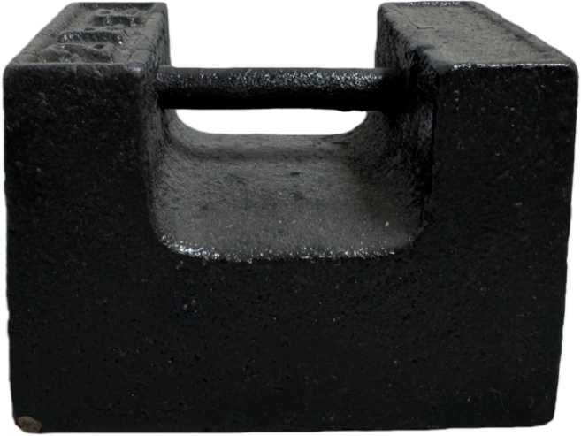 Dr.秤 方型鑄鐵砝碼 重量校正 配重專用, 1個, 2kg
