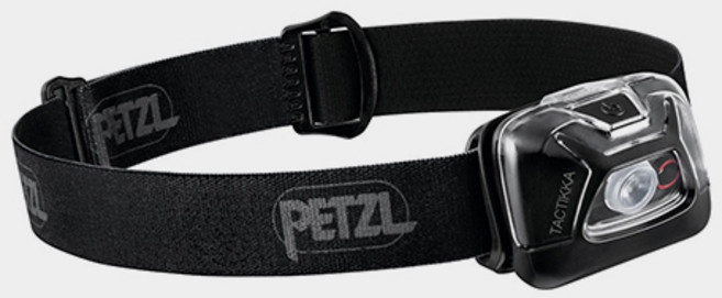 PETZL 페츨 택티카 300루멘 헤드랜턴 헤드램프 낚시 캠핑, 1개, 블랙