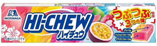 Morinaga 모리나가 하이츄 츠부츠부 트로피컬 믹스 12입, 1개, 1g