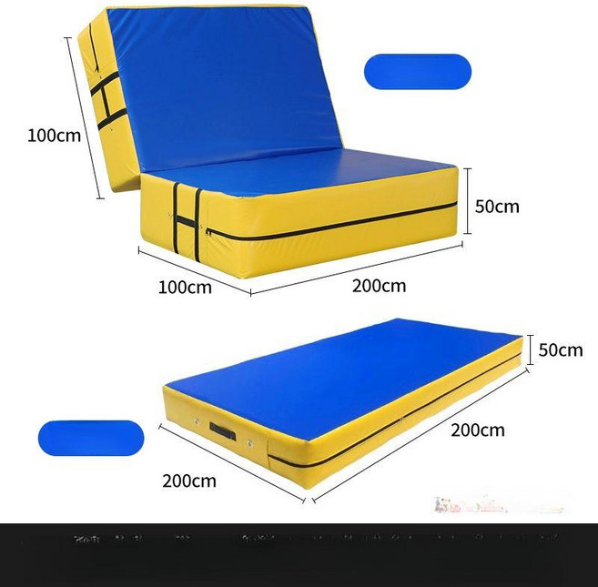 낙법 매트 접이식 태권도 무용 체조교구 체육 체조 합기도 클라이밍 레슬링, 2mx2m 50cm [35 밀도], 기본 모델명/품번