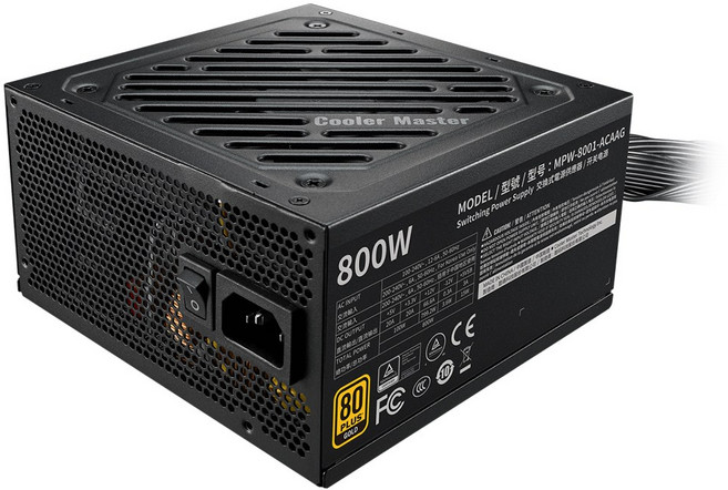 쿨러마스터 G800 GOLD ATX, MPW-8001-ACAAG