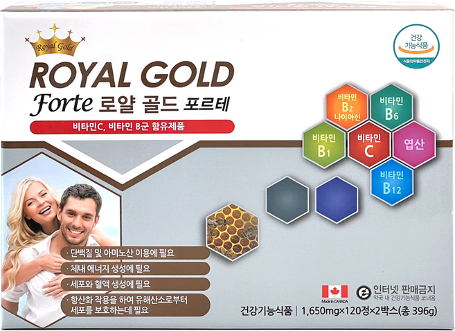 로얄골드 포르테 영양제, 1개, 396g