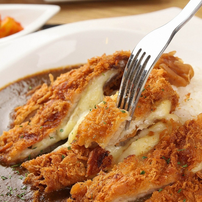 왕 치즈 돈가스 튀겨나온 냉동 고구마 돈까스 150g 3개