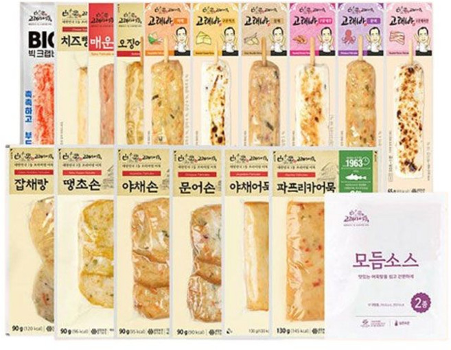 고래사 프리미엄 어묵 세트 17종, 1세트