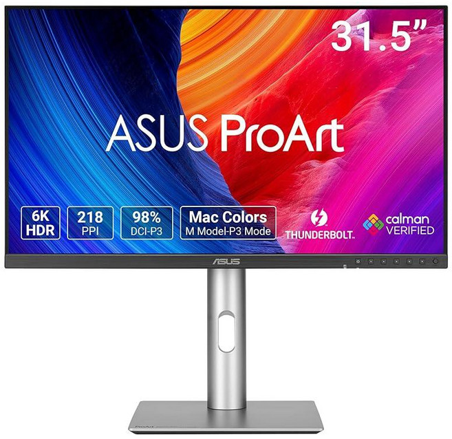 ASUS ProArt 디스플레이 32인치 6K 프로페셔널 모니터 (PA32QCV) - IPS 6K (6016 x 3384) 98% DCI-P3 LuxPixel™ ΔE, 31.5-inch 6K (6016 x 3384) Lux