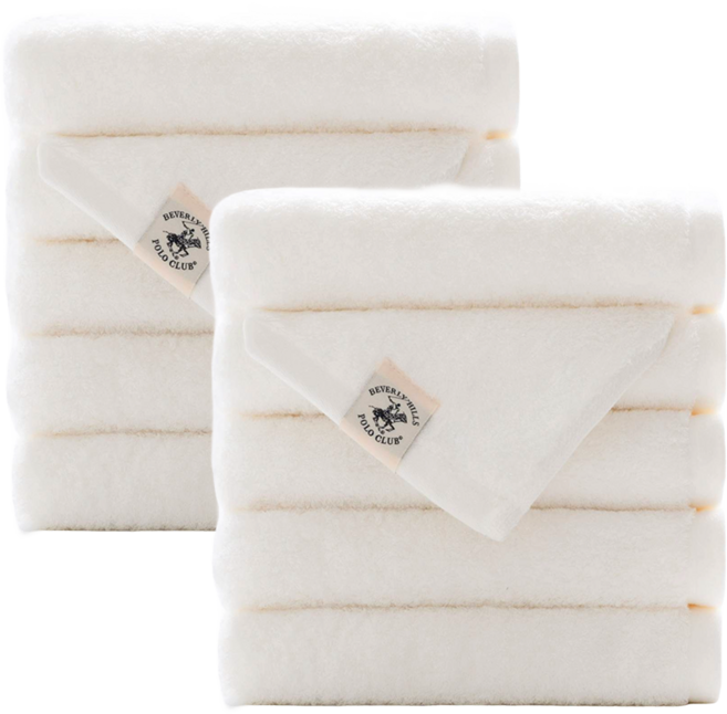 폴로코튼 코마사 60수 180G 호텔수건 기념타올 신년 행사 돌 결혼 환갑 칠순 팔순 개업 교회 임직 안수 답례품 단체주문제작, 10개, 코튼화이트