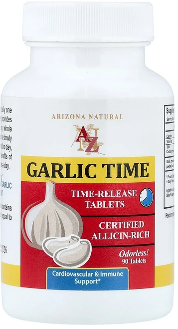 아리조나네츄럴 갈릭 타임 90 정, 1개, 90정 - 쿠팡