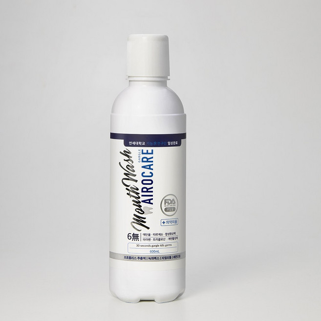 에어로케어 프로폴리스 무알콜 가글 구강 청결제, 600ml, 1개