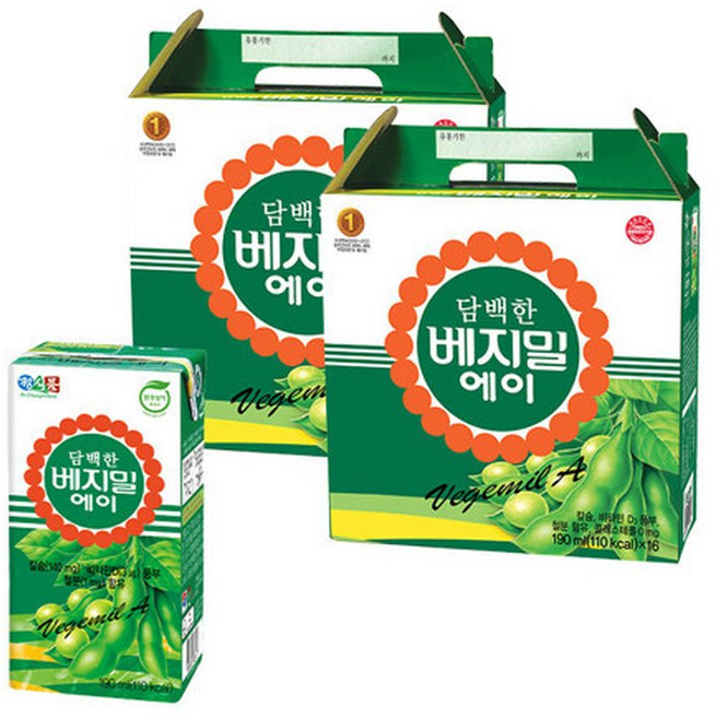 담백한 베지밀 에이 190ml 16개입 2개, 32개