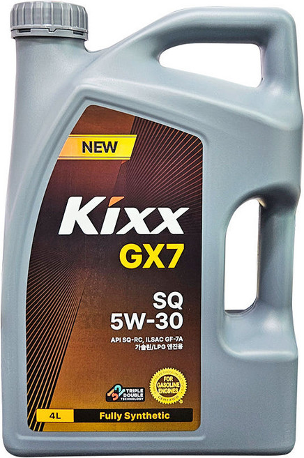 킥스 KIXX GX7 (구G1) SQ 5W30 4L 5L 6L 7L 합성 가솔린 LPG 엔진오일, 1개