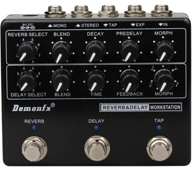 데몬 FX RDW 리버브 지연 워크스테이션 다양한 세트 옵션, 1개
