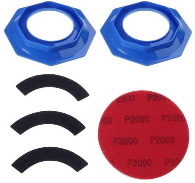 유니버설 볼링공 샌딩 패드 홀더 청소 연마 및 디스플레이 스탠드, Blue