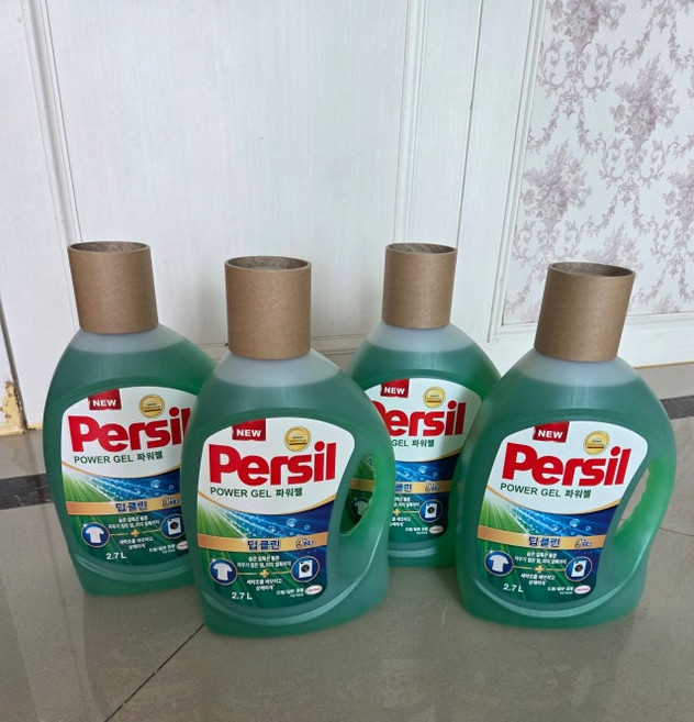 퍼실 2.7L 파워젤 X 4개, 퍼실 2.7L, 파워젤 X 4개