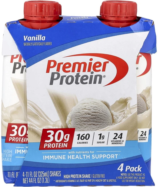 매우편하고 Premier Protein 하이 프로틴 셰이크 바닐라 4개입 개당 325ml(11fl oz) 끝내주게잘나가는상품, PremierProtein하이프로틴셰이크바닐라4개입개당, 325ml - 쿠팡