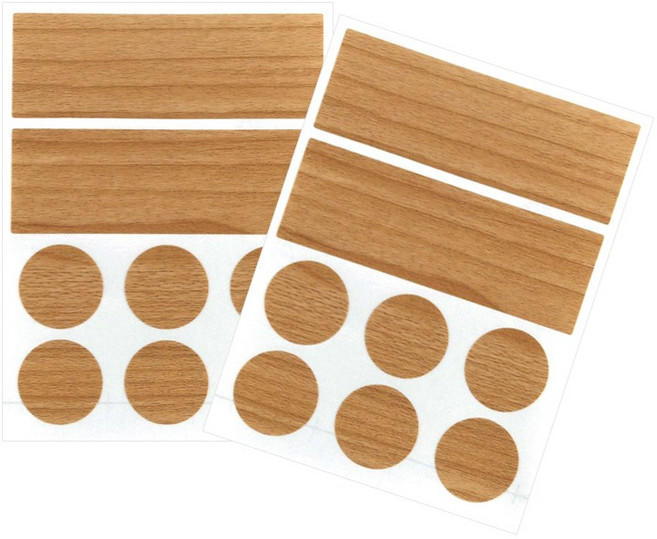 스티커형 가구 목재 보수시트 흠집보수 커버시트 2가지사이즈, 라이트오크, 1개