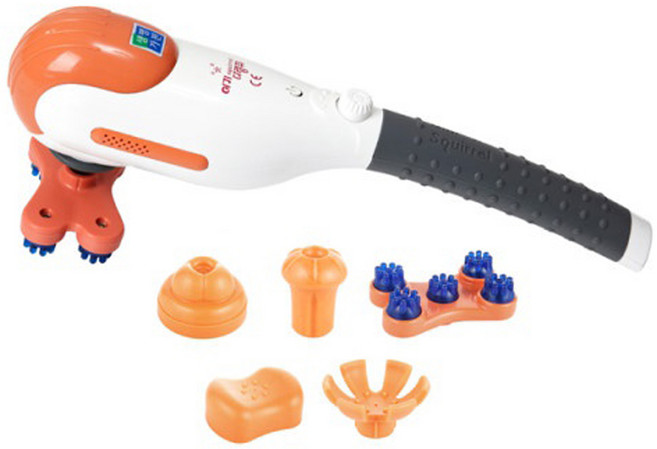 세븐라이너 아기다람쥐 핸디형 안마기 V-555 + 교체봉5종