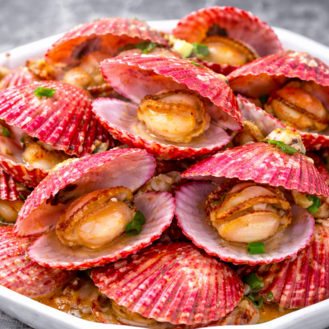 [산지직송] 크기에 놀라는 왕특 홍가리비 세척 프리미엄 고성 특대 조개구이 가리비, 1개, 홍가리비 왕특 5Kg