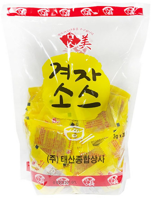 태산 맛미 미니 겨자 소스 일회용, 1200개, 3g