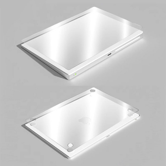 호환 애플 2021년 신형 매직트랙패드 지문방지 2 보호필름 스킨 MK2D3KH/A, (신형)2021년 매직트랙패드 아랫면, 1개