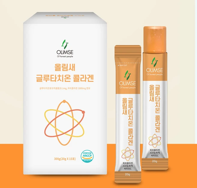 올림새 글루타치온 콜라겐 20g x 15개 - 쿠팡