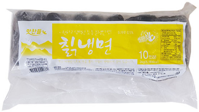 (냉동)맛찬들백미칡냉면 2kg, 1개