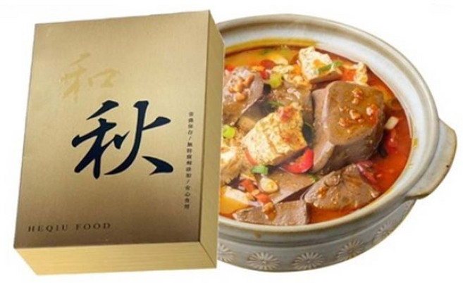 和秋 麻辣鴨血豆腐, 1個, 和秋 金版麻辣鴨血豆腐450g, 450g