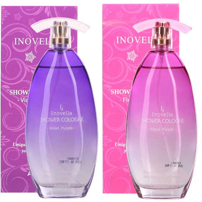 이노벨라 에리쉬 샤워코롱 바이올렛퍼플+후로랄퍼플, 2개, 150ml