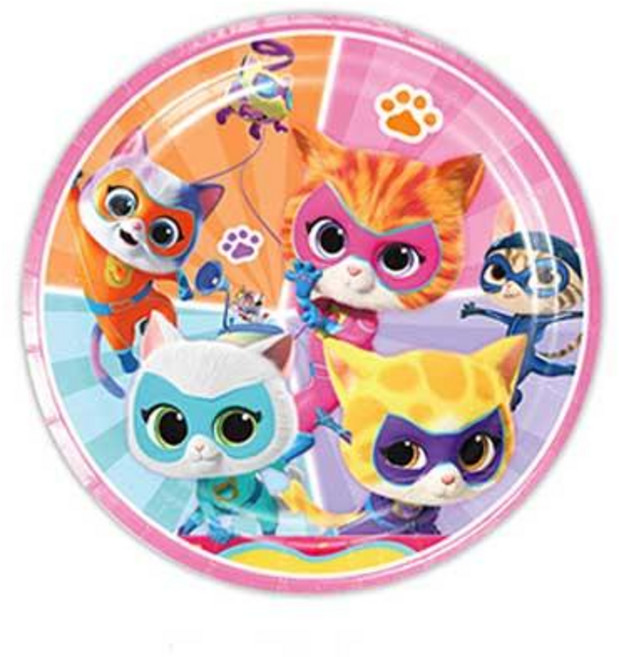 주토피아 파티용품 어린이집 키즈 여우 파티 토끼 이벤트 풍선 초등 주디, 1개, 종이 접시 7인치 10개