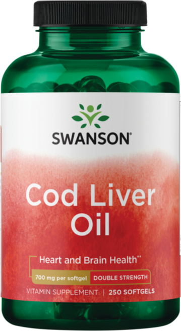 Swanson 斯旺森 魚肝油軟膠囊 700mg, 250顆, 1罐