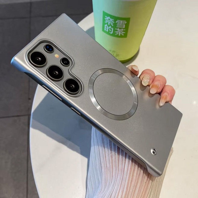 갤럭시 메탈릭 맥세이프 프레임리스 케이스/0.3mm 초박형 케이스/Z폴드5/Z폴드6/Z폴드7/S25울트라/S24/S23플러스/S22울트라/S26