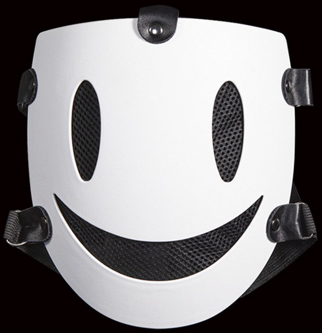 코스프레 애니 덕후 졸업사진 컨셉촬영 웃는 스마일 마스크 가면, 1개