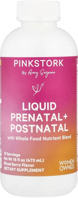 Pink Stork 임산부용 액상 + 산후 보충제 믹스 베리 473ml(16fl oz), PinkStork임산부용액상산후보충제믹스베리473ml1, 1개, 473ml - 쿠팡