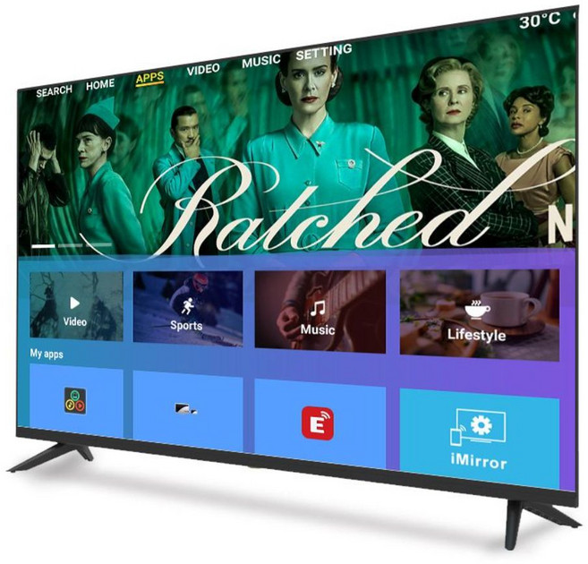 TV 90인치 100인치 4K LED 대형 스크린 모니터 CCTV 회의실 학교 한국어지원 100인치(226x130cm), 1. 90인치(193x112cm)