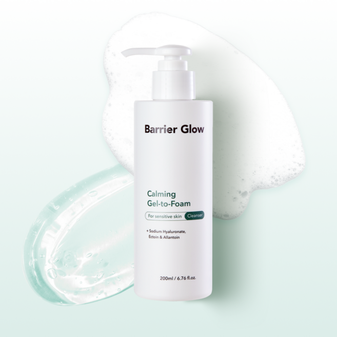 배리어글로우 약산성 세안제 젤클렌저 폼클렌저, 1개, 200ml