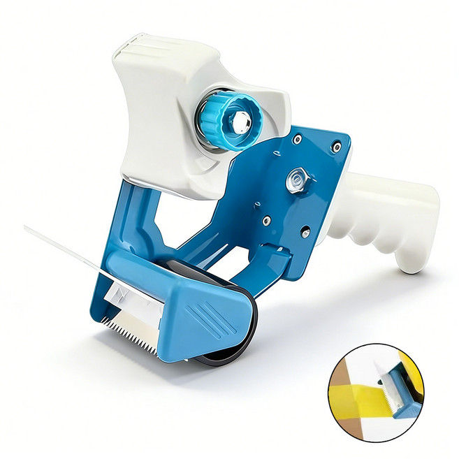 LXU 싹둑절삭 스텐날 박스 테이프 커터기 디스펜서 이사 택배, 1개