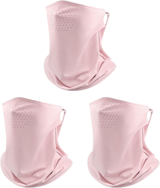 지커스 쿨 마스크 목토시 귀걸이형 남여공용 UV, 핑크, 3개